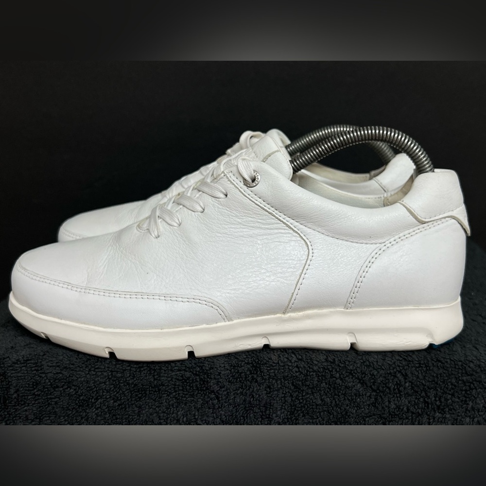 Birkenstock Manitoba Mens White Leather Comfort Shoes SZ 41 US 8M Regular CLEAN